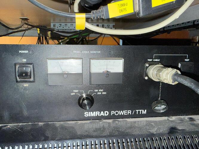 на тестовом кабеле снова